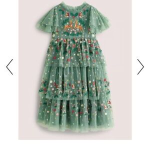 Gorgeous Mini Boden Embroidered Holiday Christmas Dress